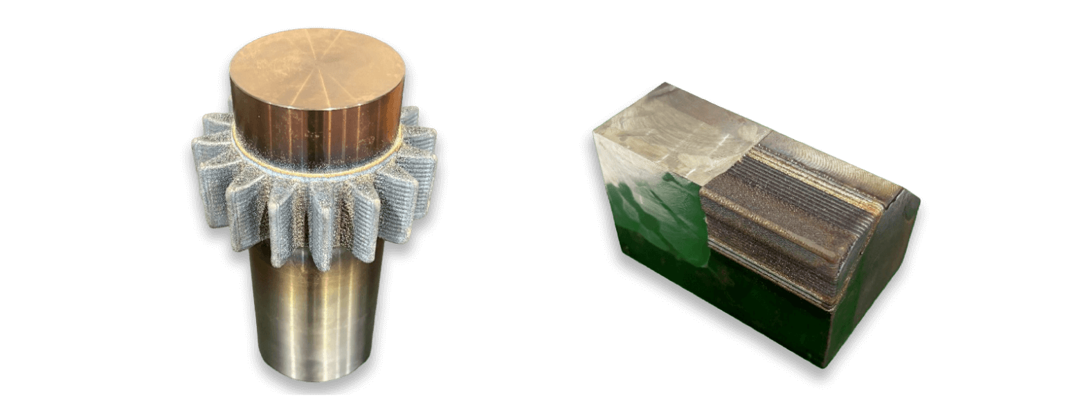 画像：異種金属の造形